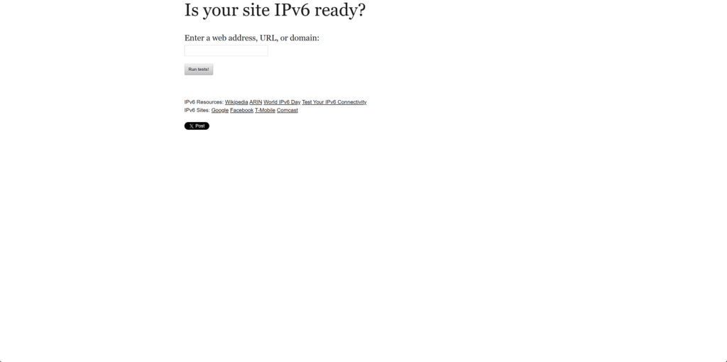 Is your site IPv6 ready?