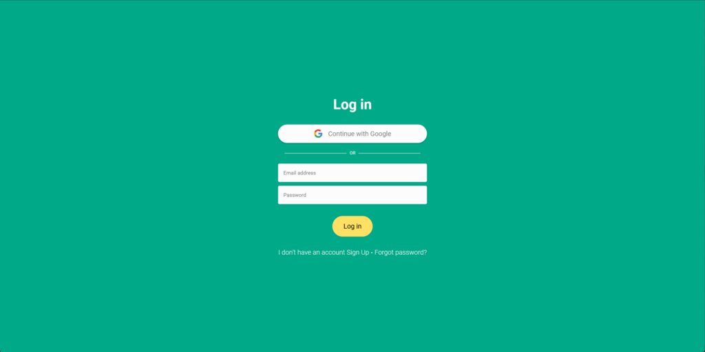 GoLogin Login Page Screenshot