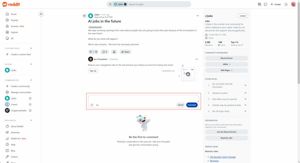 Engage With Comments Before Posting