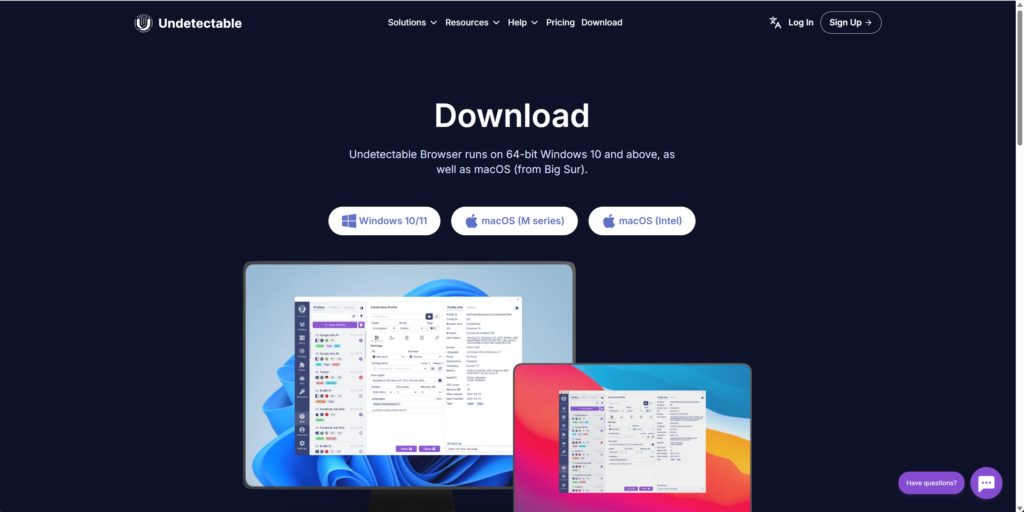 Undetectable Download screenshot