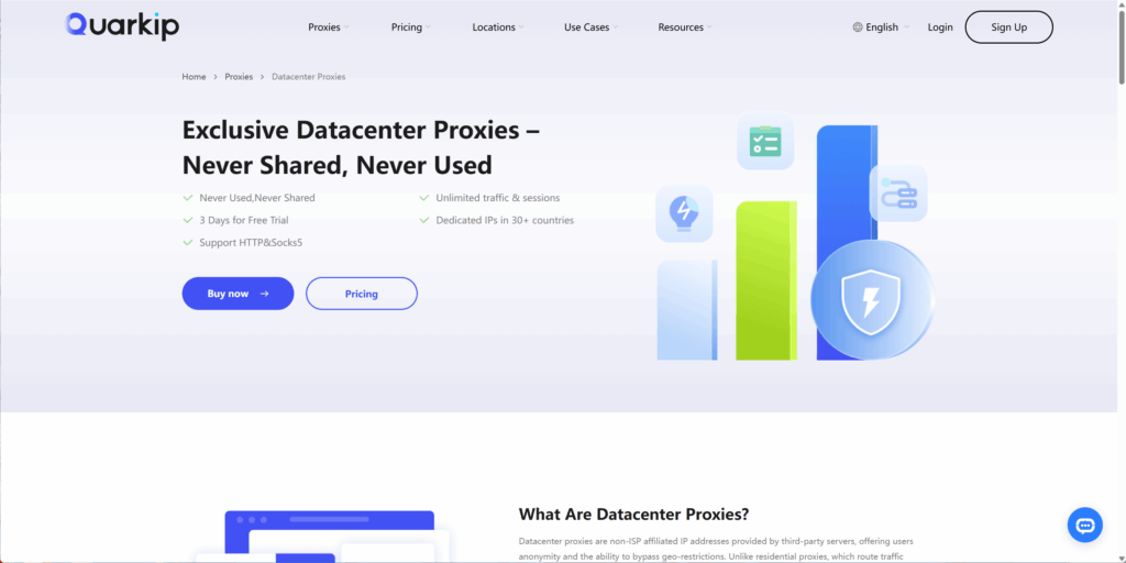 QuarkIP Shopee Datacenter Proxies