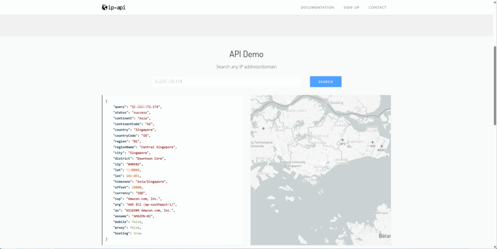 Singapore IP Address
