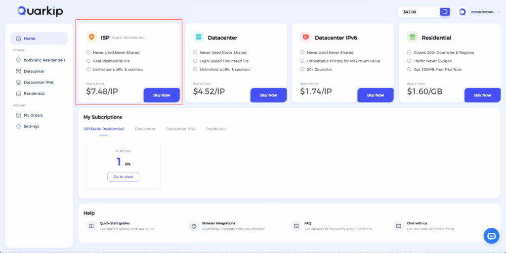 Choose ISP（Static Residential）Proxies Over Datacenter Proxies