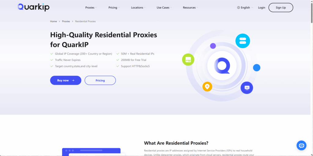QuarkIP Residential Proxies
