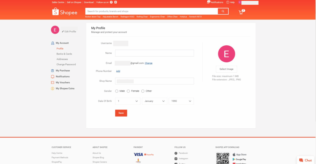 Multiple Shopee Accounts