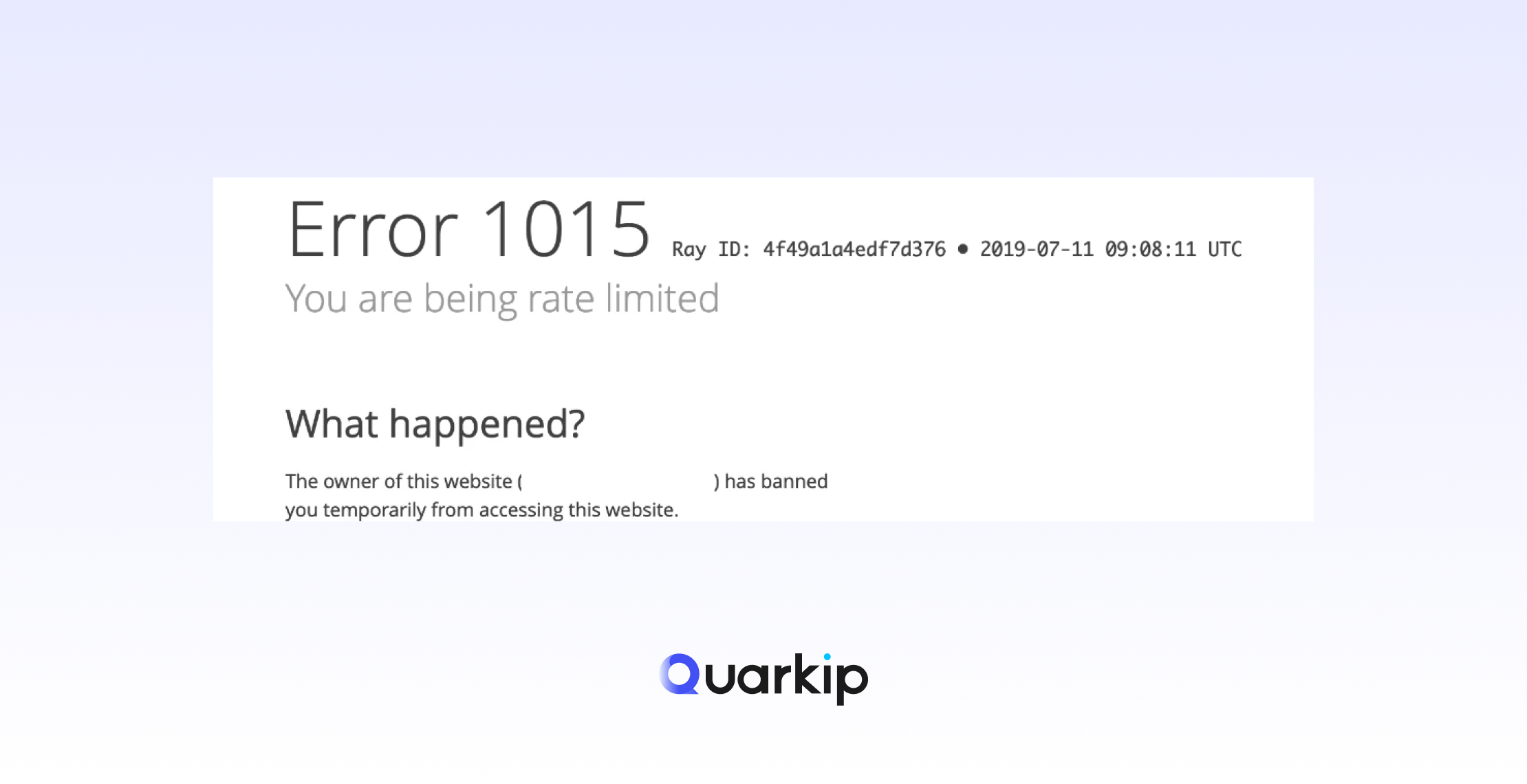 Cloudflare Error 1015: What It Means and How to Fix It