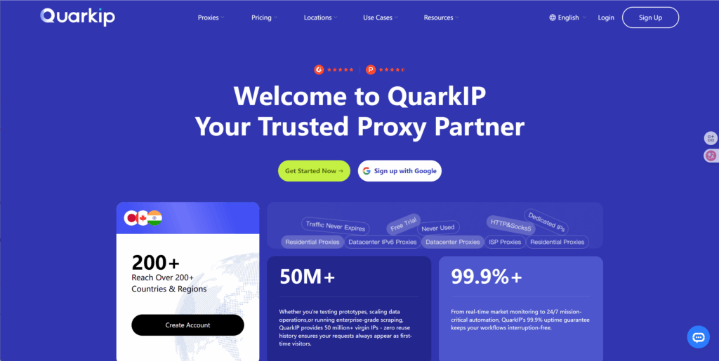QuarkIP Homepage