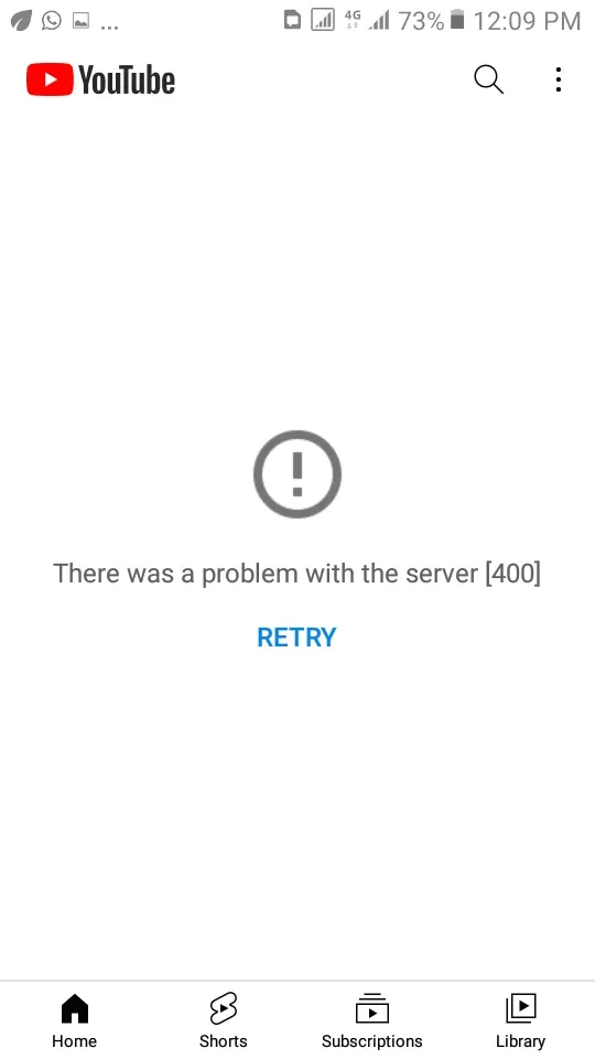 What Is YouTube Error 400?