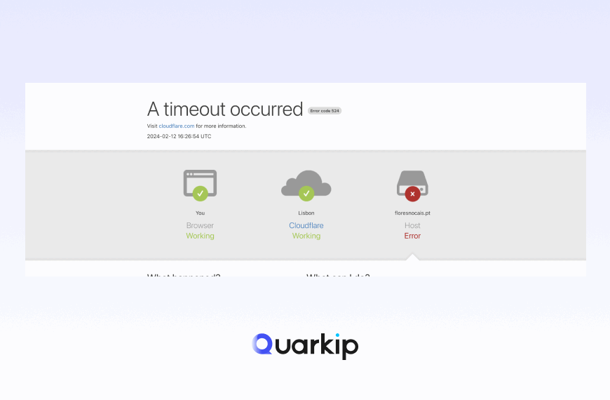 Cloudflare Error 524: Timeout Error Explained and How to Resolve It