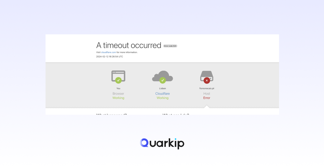 Cloudflare Error 524: Timeout Error Explained and How to Resolve It
