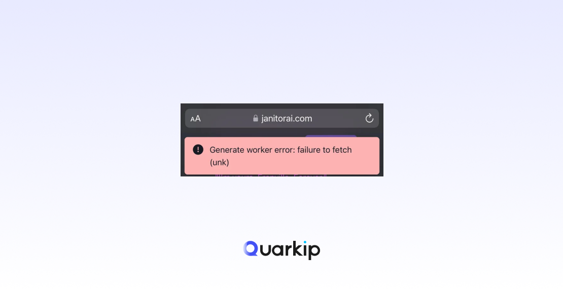 How to Fix “Janitor AI Failed to Fetch” Error: Causes and Solutions