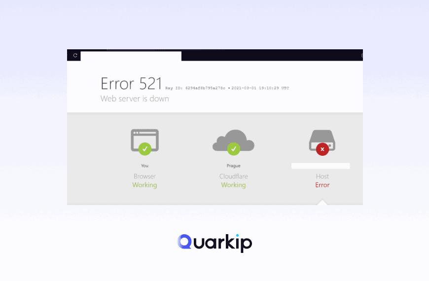 How to Solve Cloudflare Error 521: Web Server Down