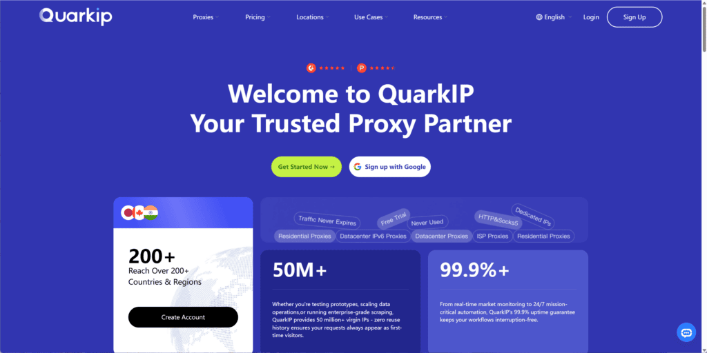 QuarkIP Homepage